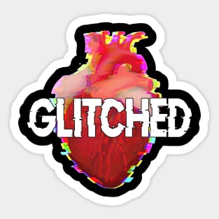 Glitched Heart (Anatomical Varient) Sticker